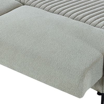 Elegance 3-Seater Fabric Sofa - Grey - With 2-Year Warranty